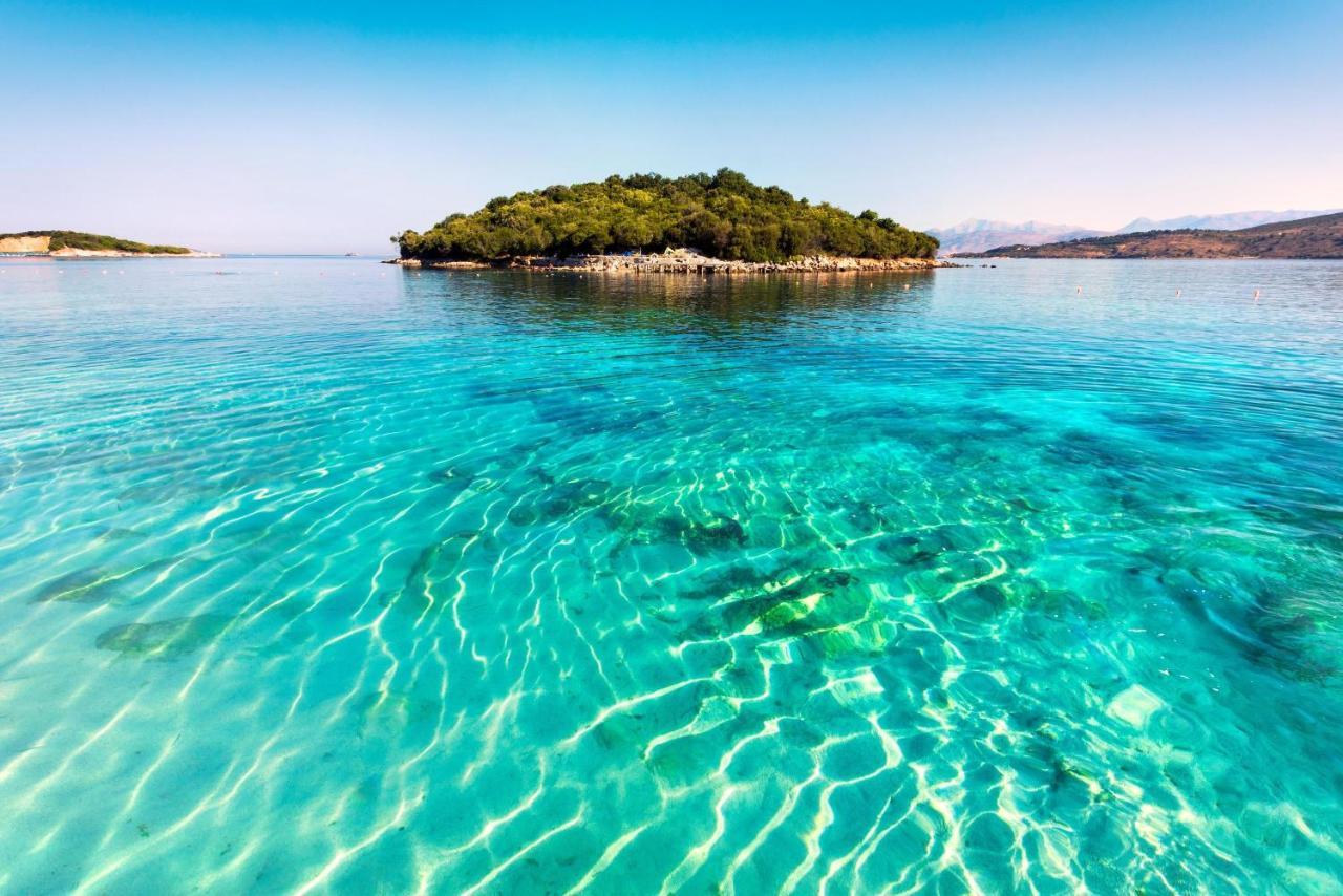 Vila Butrint Lägenhet Ksamil Exteriör bild