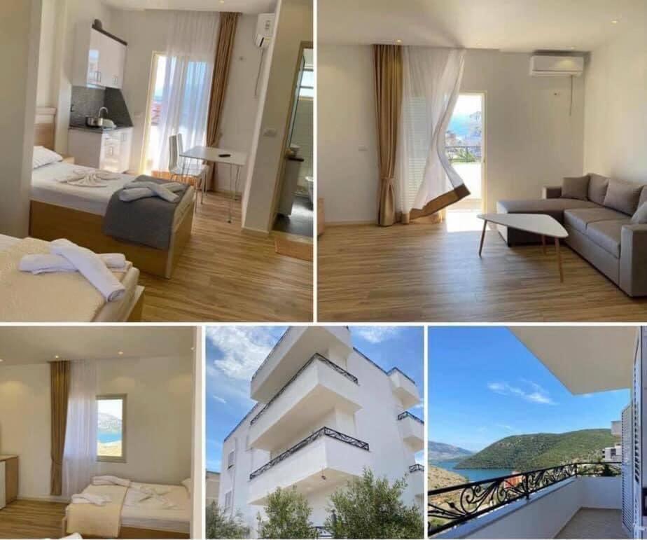 Vila Butrint Lägenhet Ksamil Exteriör bild